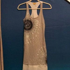 Lulumari Cute racer back dress with sequins Small